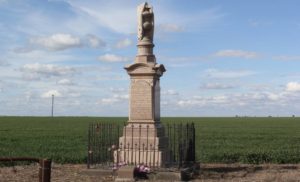 The Millie Monument is dedicated to James Daniel Duff who was killed in the Boer War on August 4, 1900