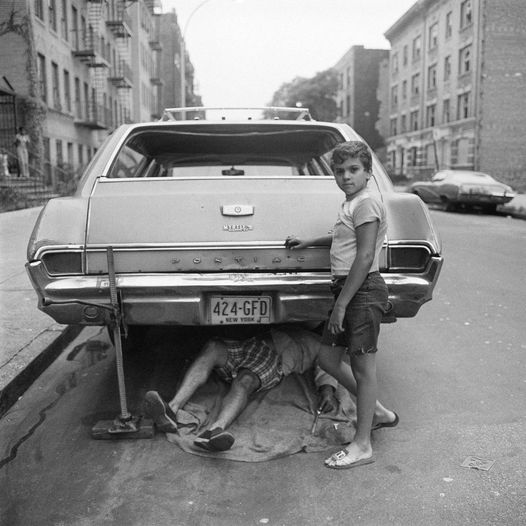 Fixing the Car, Beck St. Bronx, NY [1978]