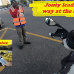 jonty-leads-the-way at the beach