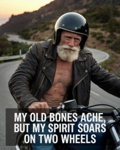 my old bones ache but my spirit soars